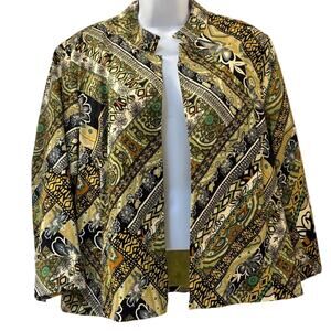 American Vintage 90's Vibrant Patterned Suit Jacket - XL